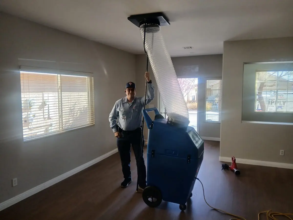 Professional Dryer Vent Cleaning work inside a Corning home